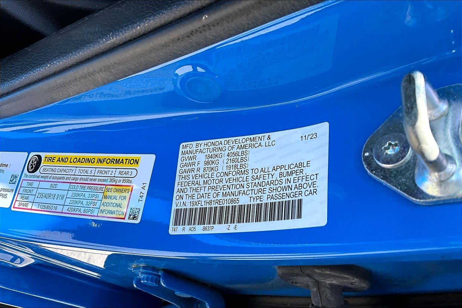 Used 2024 Boost Blue Pearl Honda Sport Touring image 35