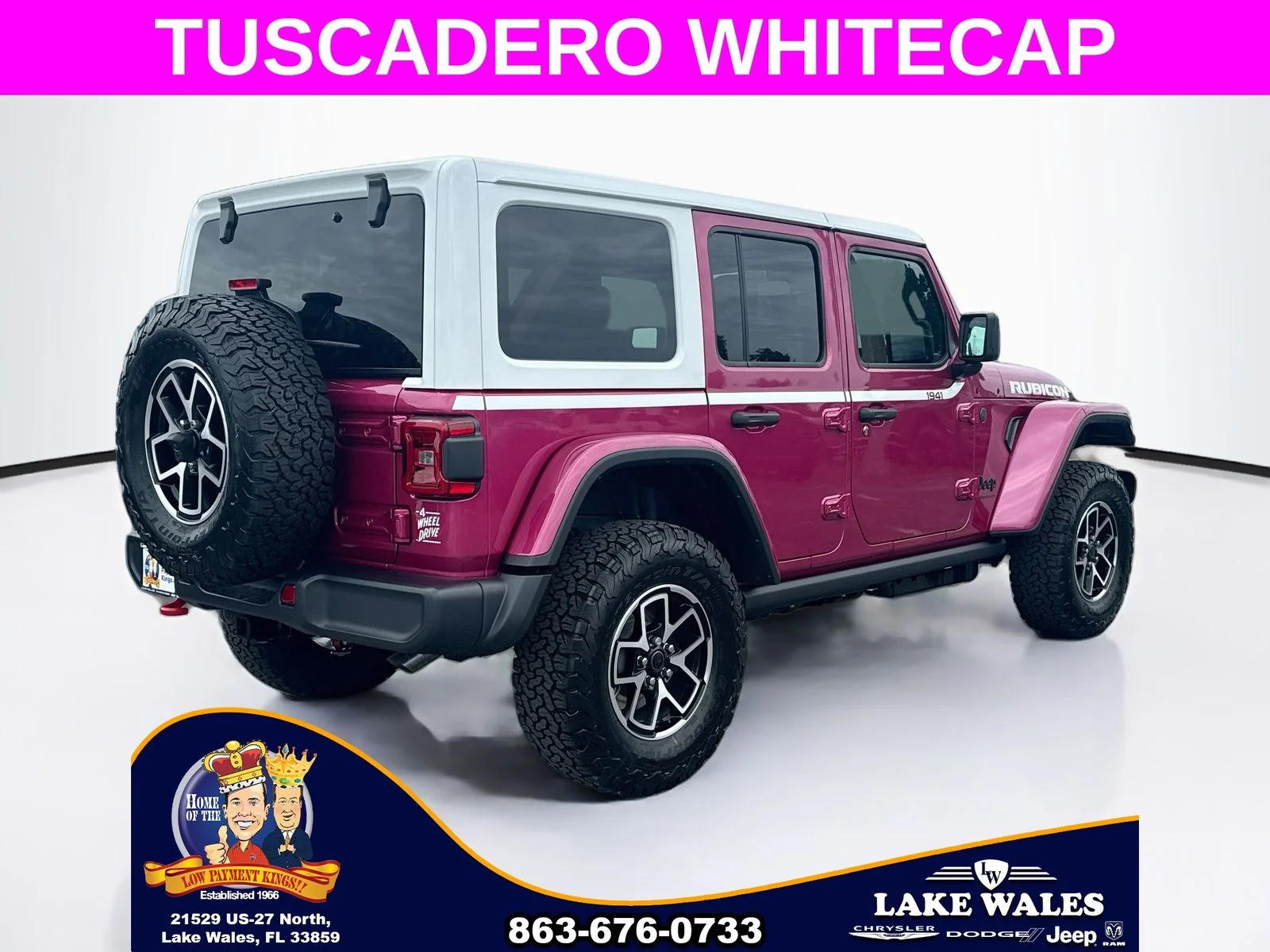 New 2026 Tuscadero Pearl-Coat Exterior Paint Jeep Rubicon image 6