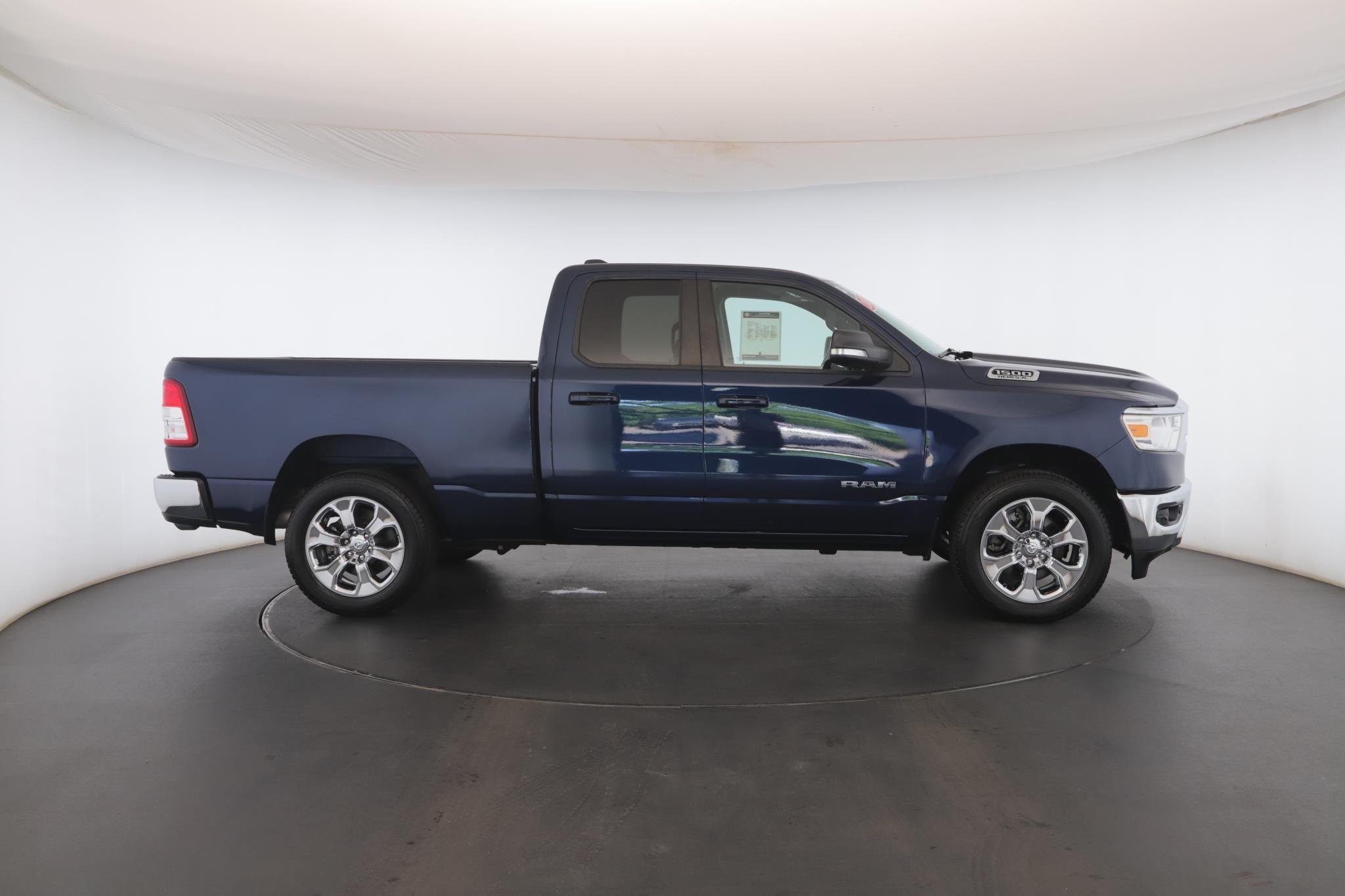 Used 2022 Patriot Blue Pearlcoat Ram Big Horn 4x4 Quad Cab 6