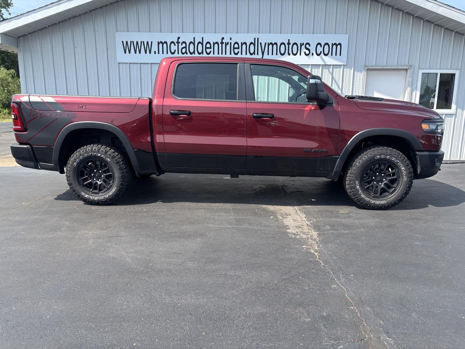 Used 2025 Delmonico Red Pearlcoat Ram Rebel image 1