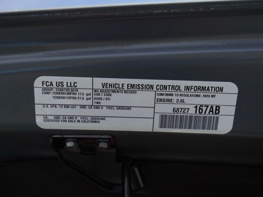 New 2026 Anvil Clear-Coat Exterior Paint Jeep Sahara image 25