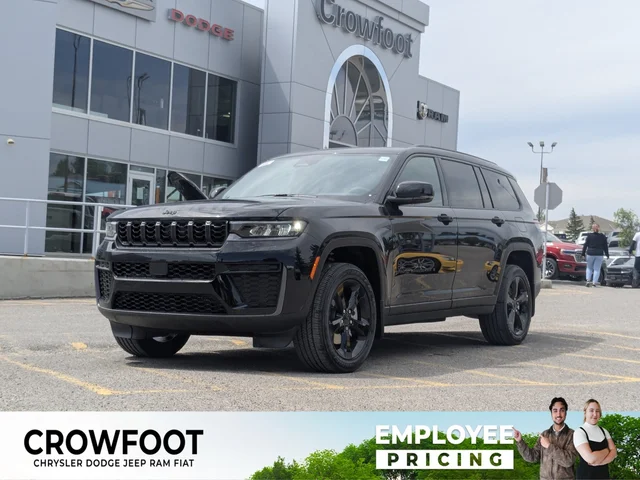 2026 Jeep Grand Cherokee L Altitude - - 4x4 - 20 Gloss Black Wheels - Remote Start - Capri Leatherette & More!