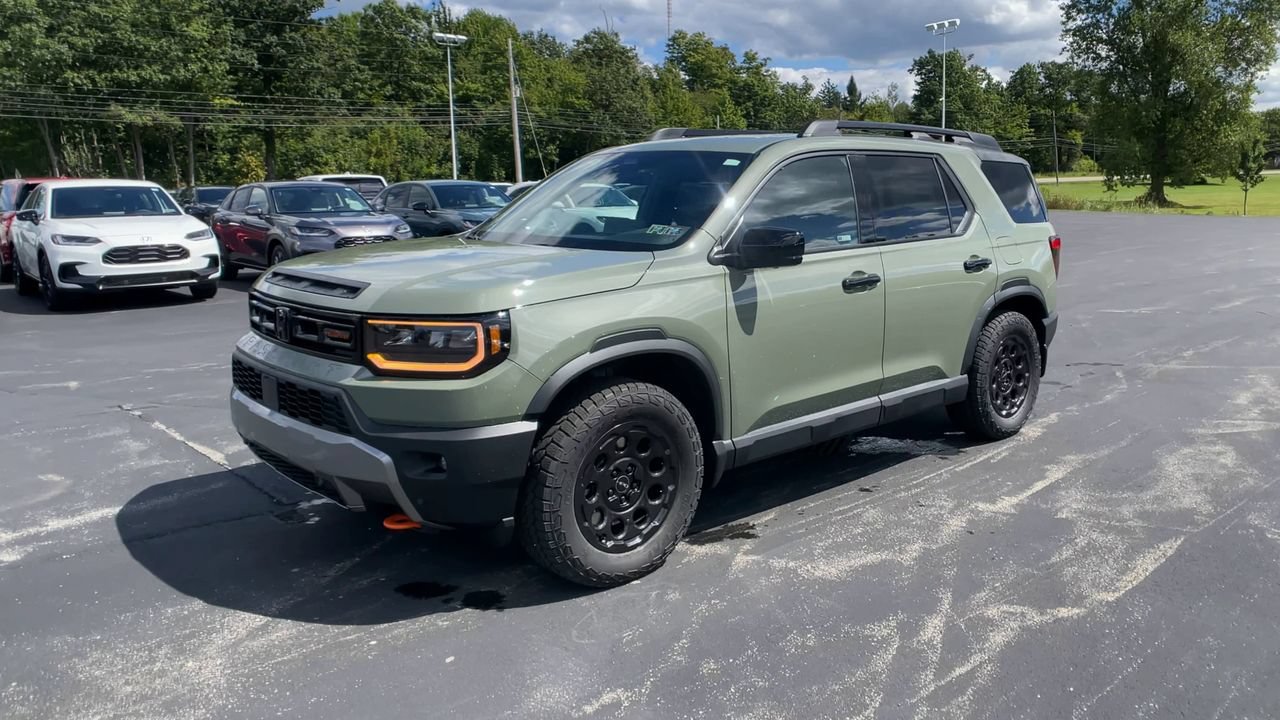 New 2026 Ash Green Metallic Honda TrailSport Blackout Elite image 4
