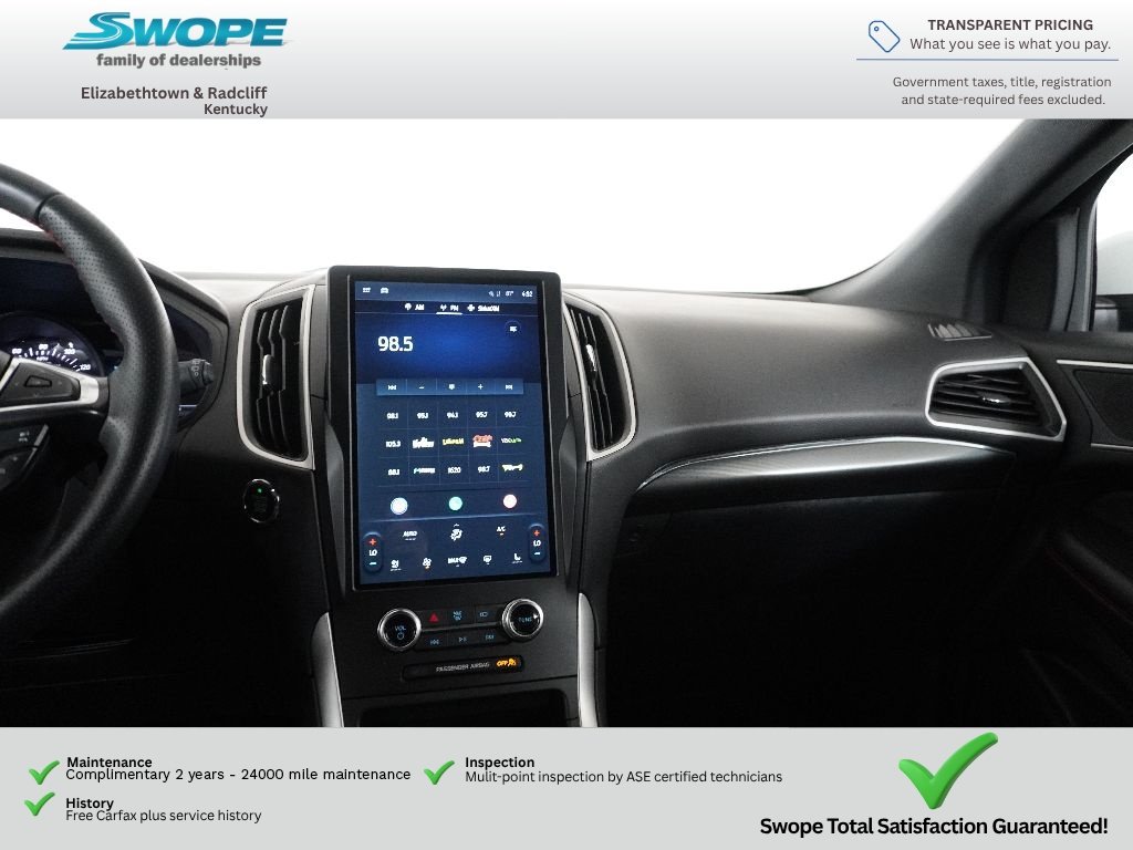 Used 2024 Star White Metallic Tri-Coat Ford ST-Line image 19