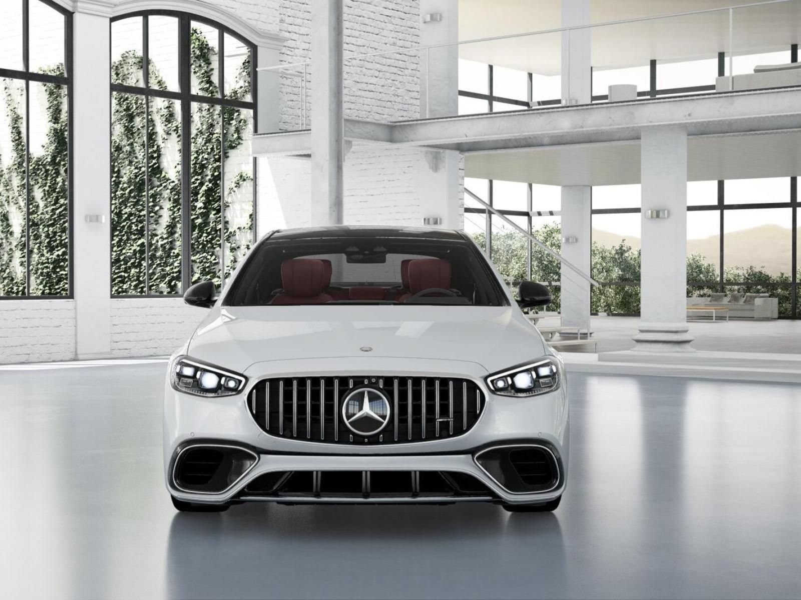 New 2026 MANUFAKTUR Moonlight White Metallic Mercedes-Benz S 63 E AMG® image 53