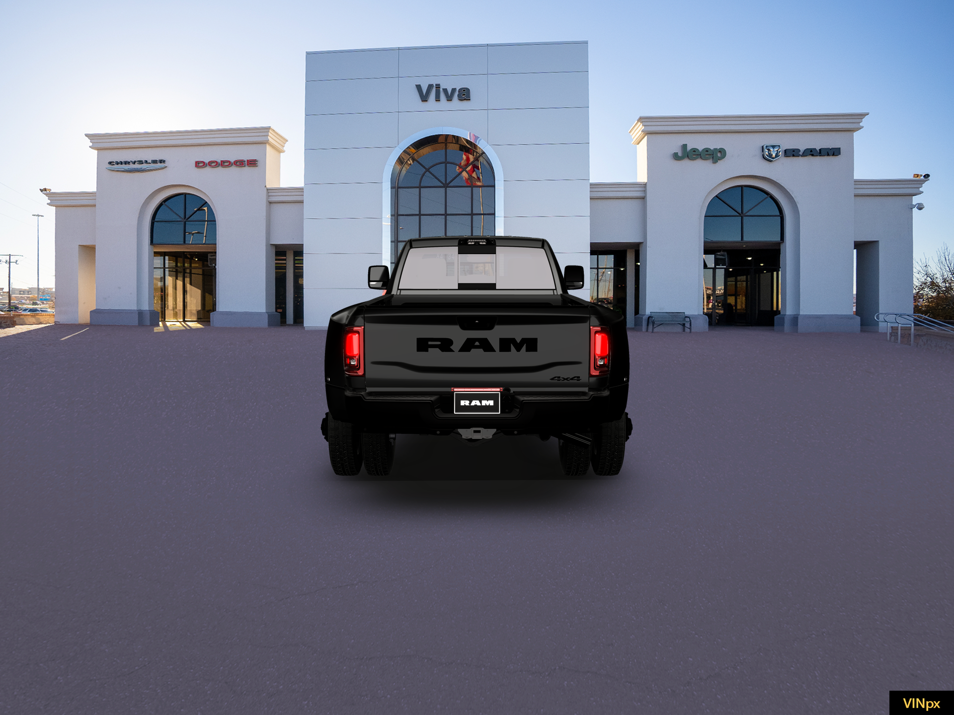 New 2026 Diamond Black Crystal Pearl-Coat Exterior Paint RAM Tradesman image 6
