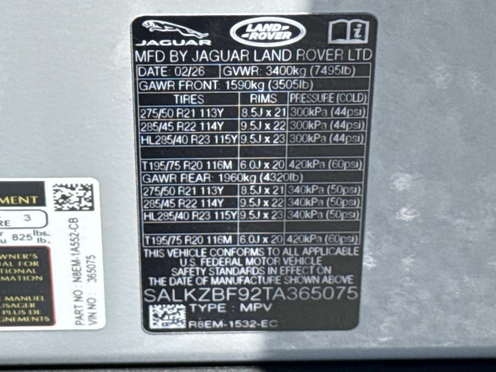 New 2026 Borasco Grey Land Rover SV Signature Suite image 30