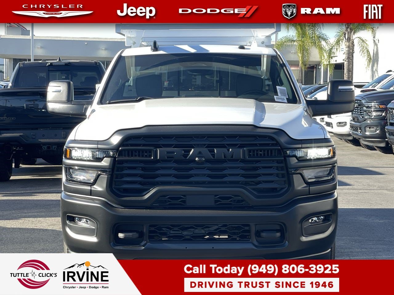 New 2026 Bright White Clear-Coat Exterior Paint RAM Tradesman image 2