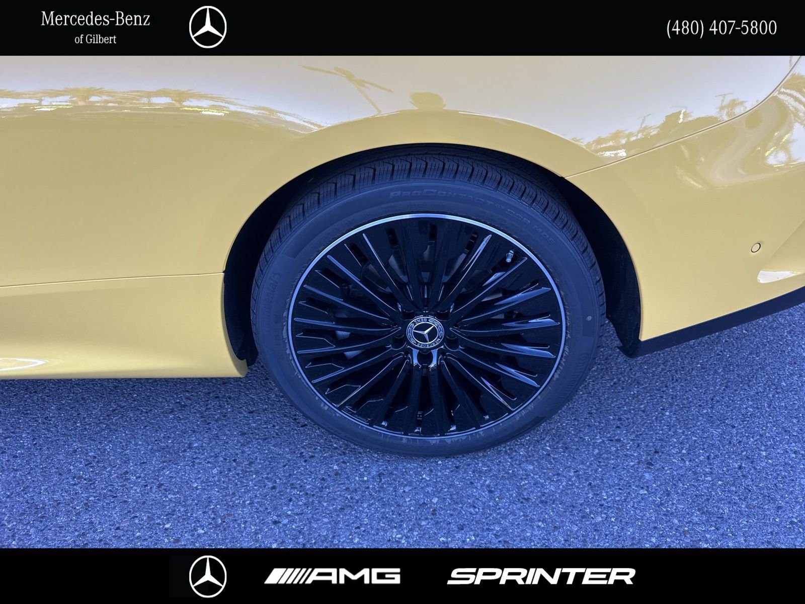 New 2026 Sun Yellow Mercedes-Benz CLE 450 image 8