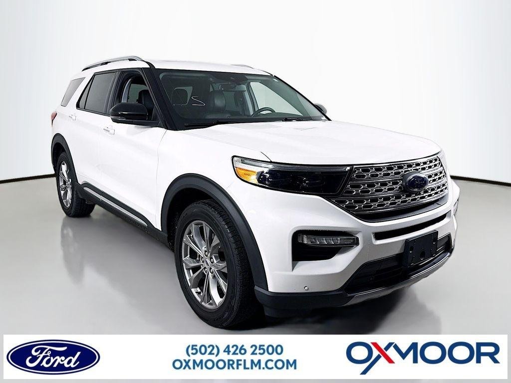 Used 2022 Star White Metallic Tri-Coat Ford Limited image 1