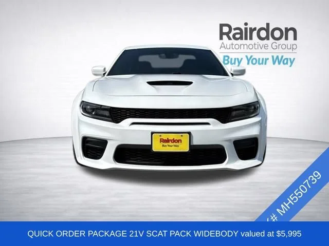 Used 2021 White Knuckle Clearcoat Dodge Scat Pack Widebody image 2