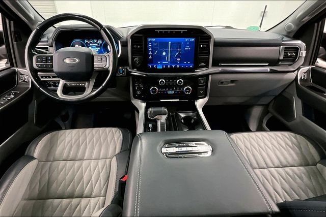 Used 2023 Agate Black Metallic Ford Limited image 19