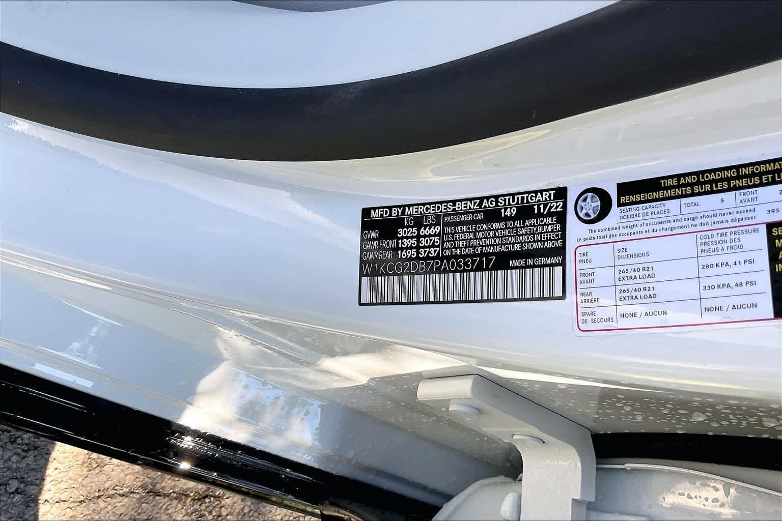 Used 2023 Polar White Mercedes-Benz EQS 450+ image 29