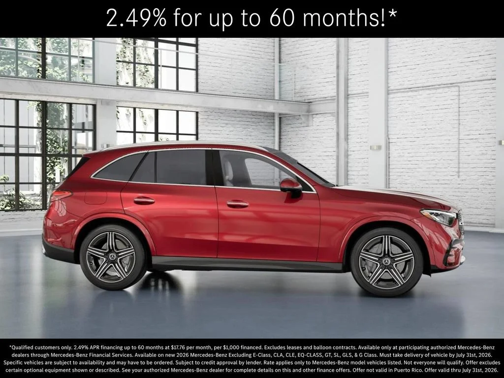 New 2026 MANUFAKTUR Patagonia Red Metallic Mercedes-Benz GLC 300 image 57