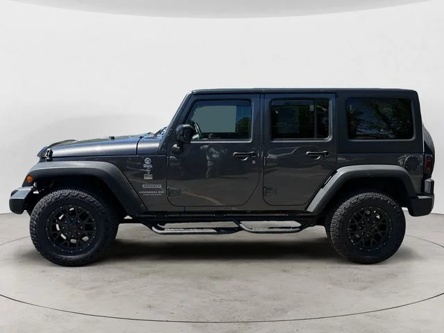 Used 2017 Gray Jeep Unlimited Sport image 2