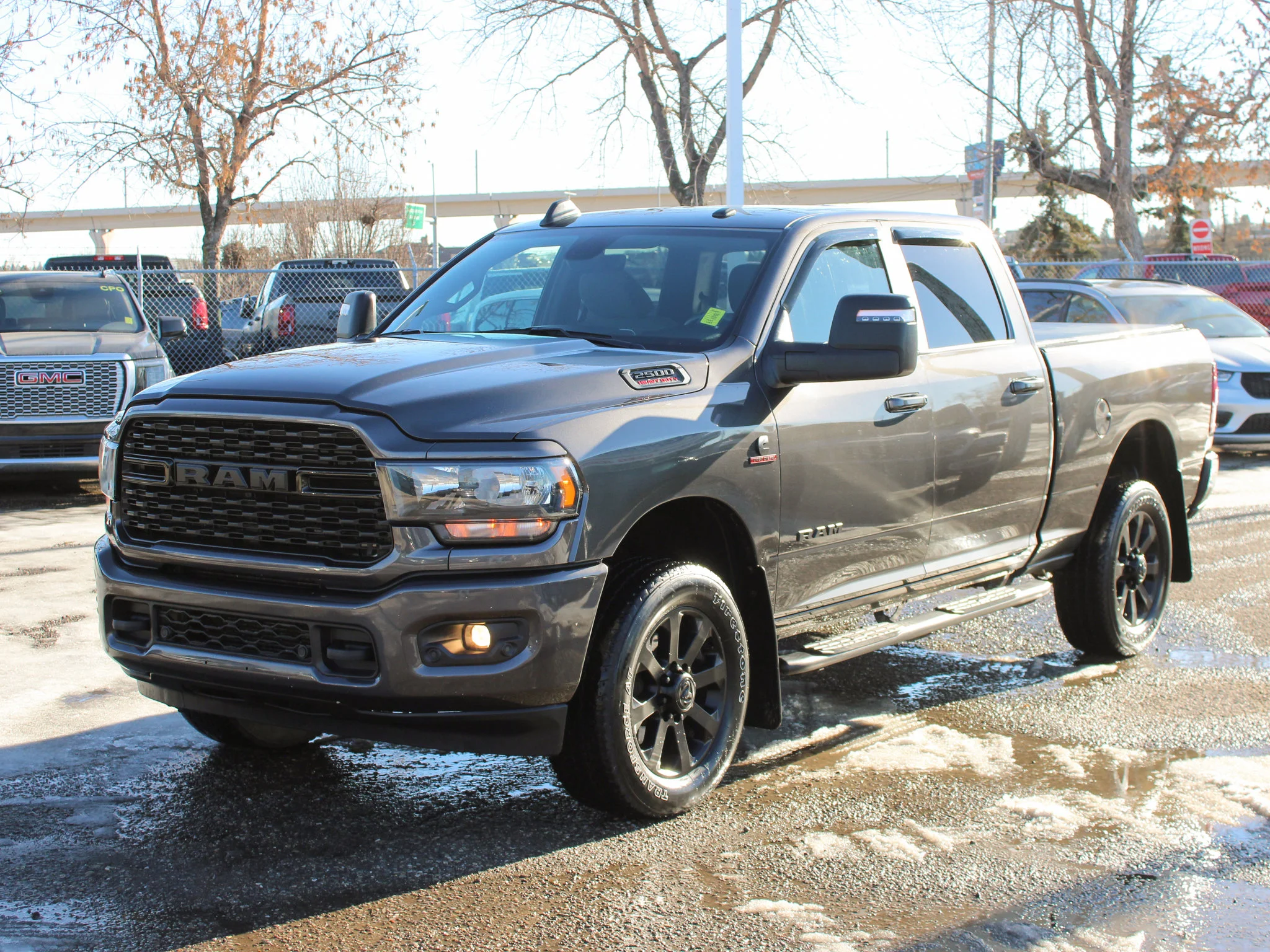 Certified Used 2024 Grey RAM Big Horn * No Accidents | Cummins Diesel | Night Edition | Apple CarPlay | Tonneau Cover | Alpine image 10