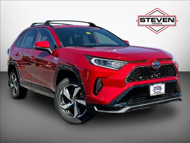 Used 2021 Red Toyota SE image 1