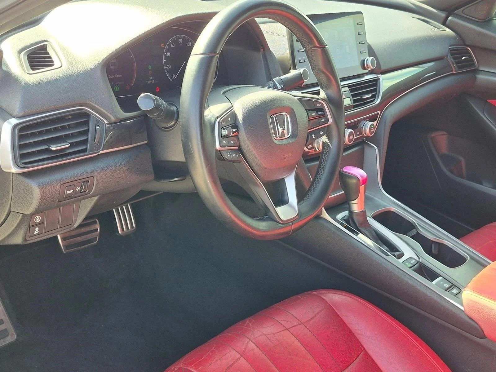 Used 2019 Platinum White Pearl Honda Sport 1.5T image 9
