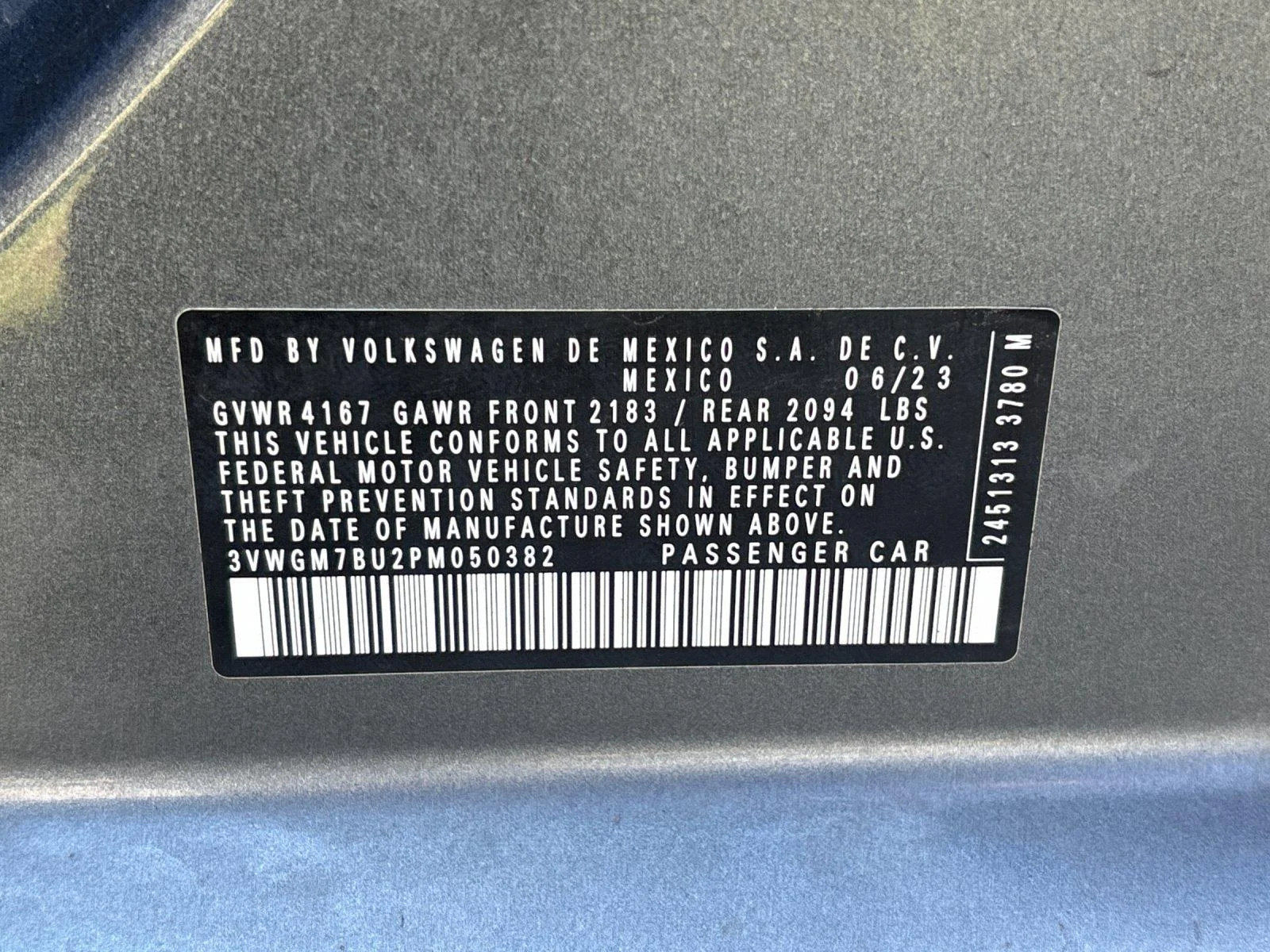 Used 2023 Platinum Gray Metallic Volkswagen SEL image 11