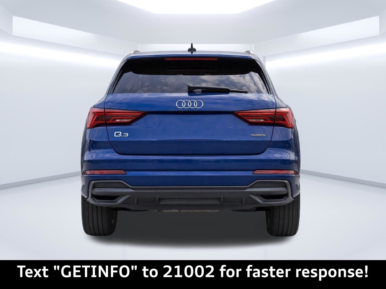 Used 2025 Blue Audi Premium image 4