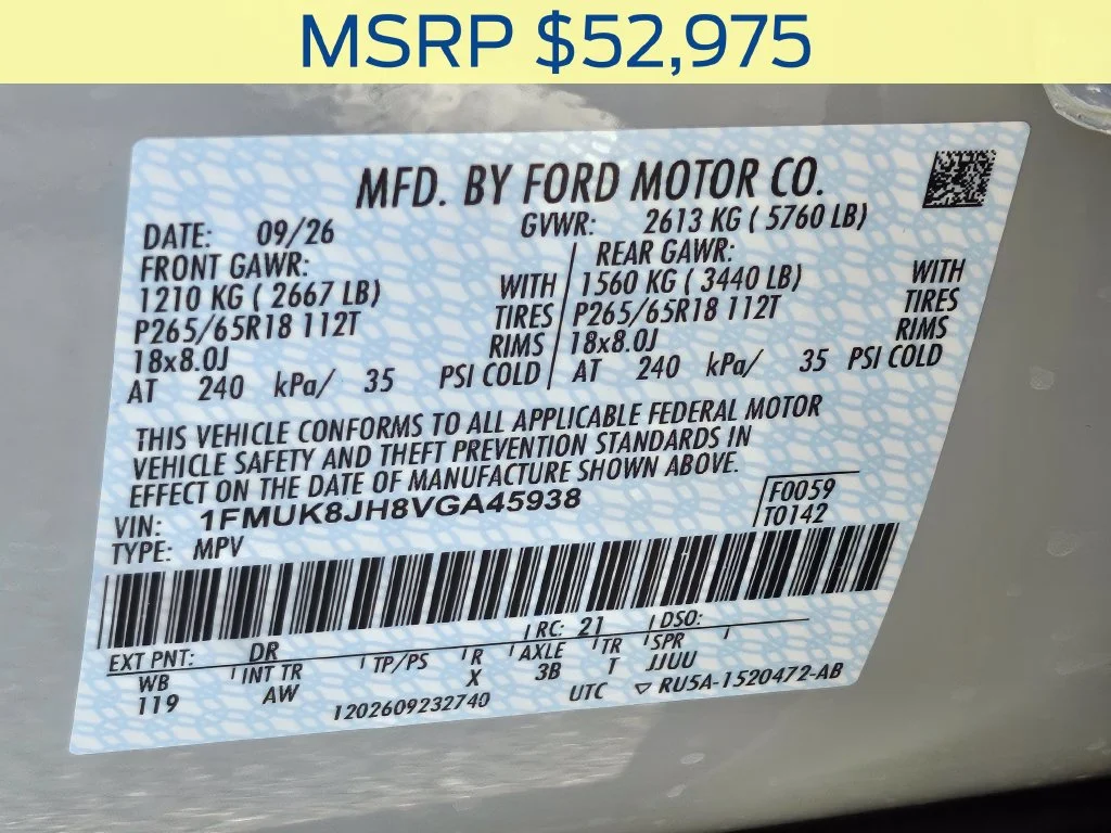 New 2027 White Ford Tremor image 38