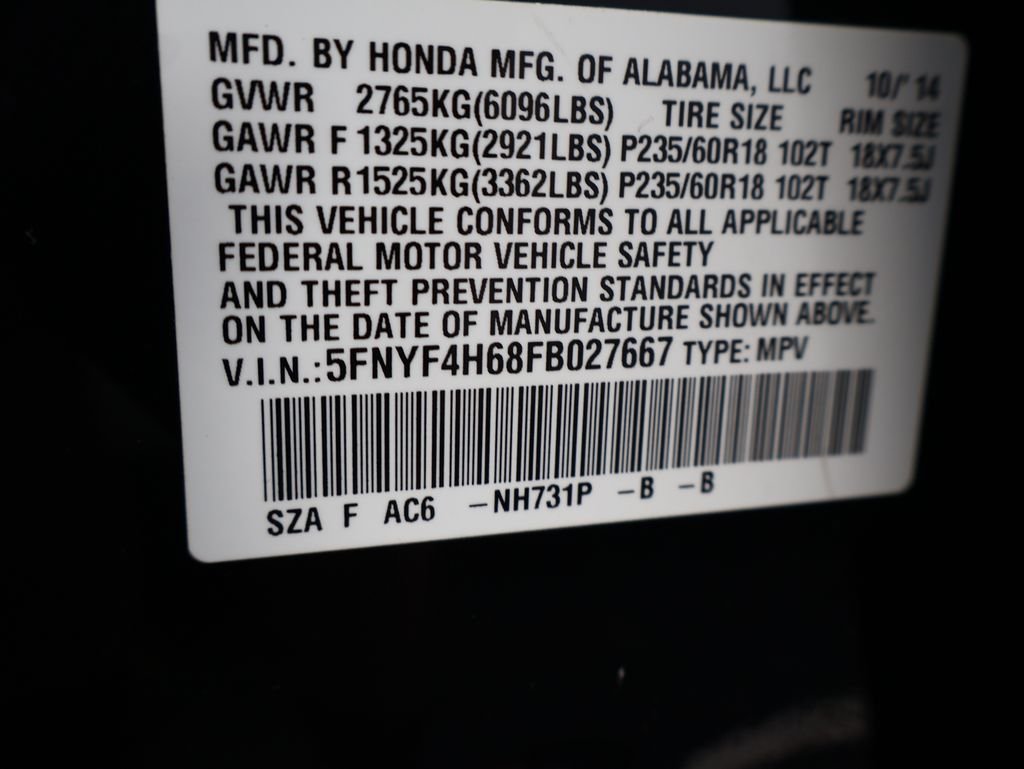 Used 2015 Black Honda EX-L image 36