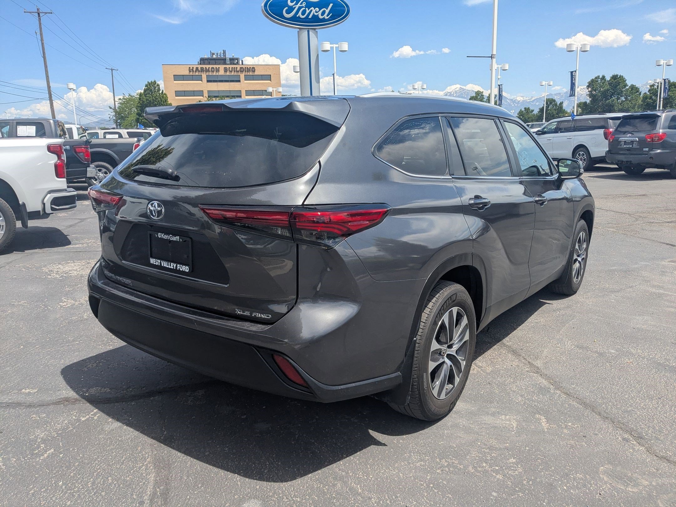 Used 2023 Magnetic Gray Metallic Toyota XLE image 3