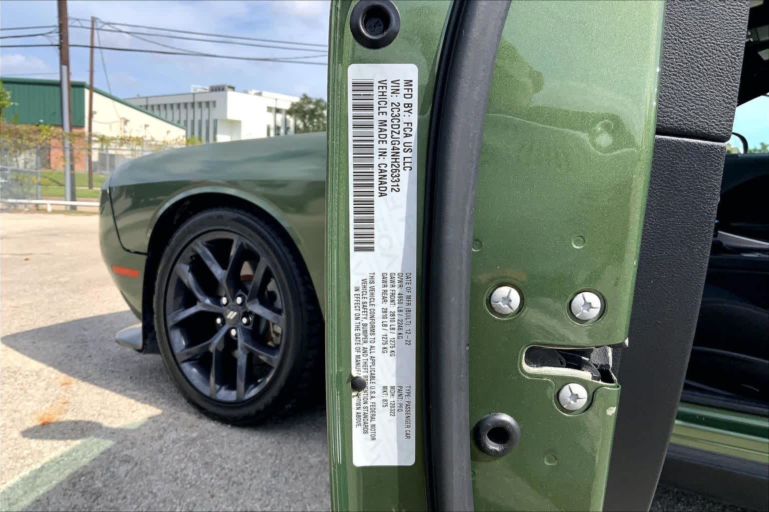 Used 2022 F8 Green Dodge GT image 34