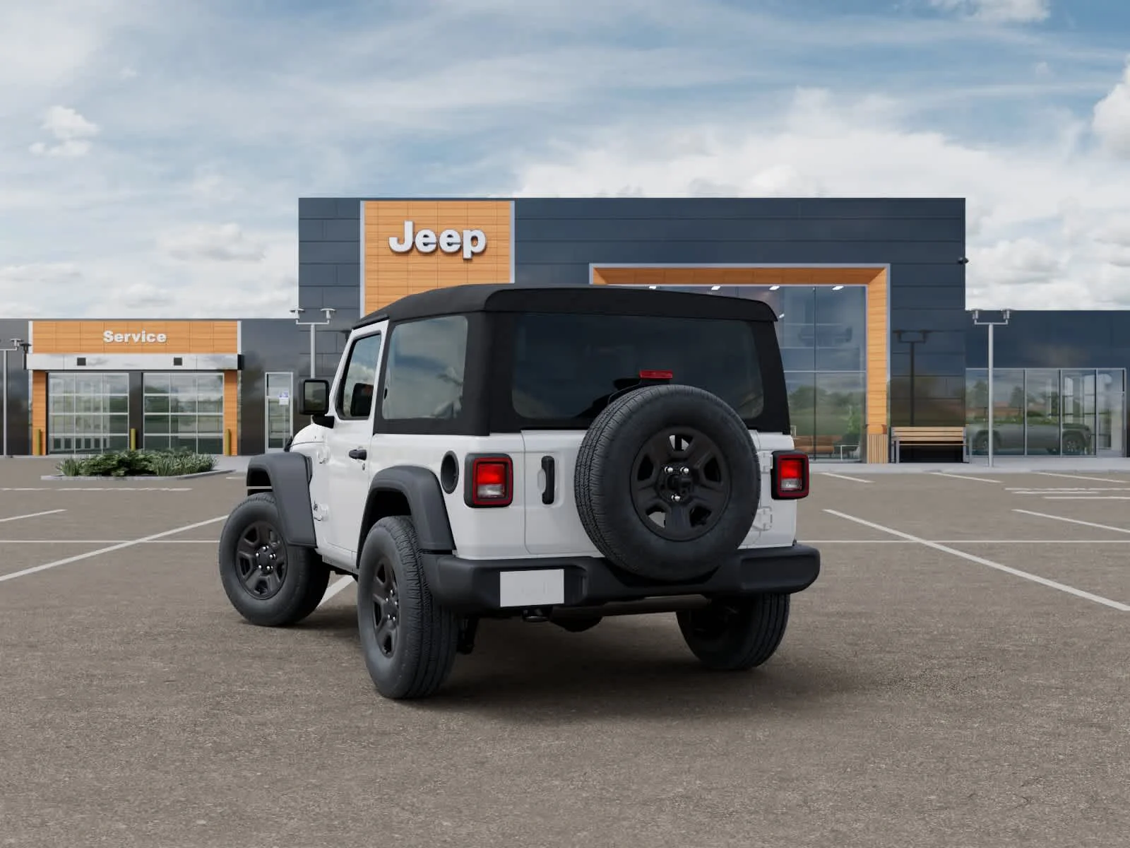 New 2026 Bright White Clearcoat Jeep Sport image 3