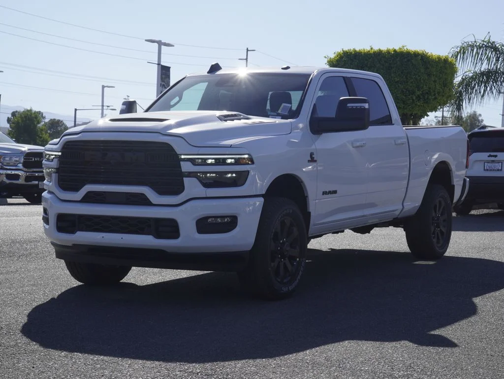 New 2026 Bright White Clear-Coat Exterior Paint RAM Laramie image 7