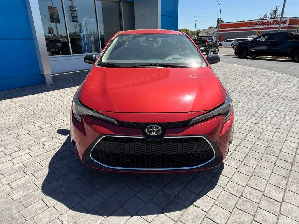 Used 2021 Red Toyota LE image 3