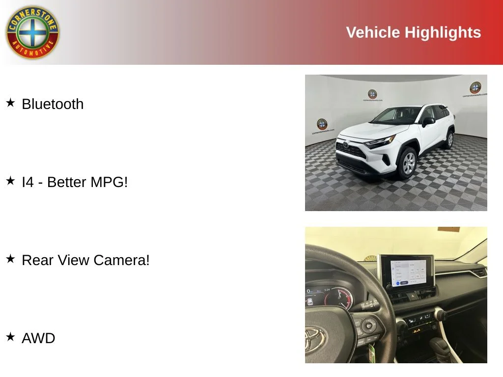 Used 2025 Toyota RAV4 LE with VIN 2T3F1RFV2SW496710 for sale in Elk River, Minnesota