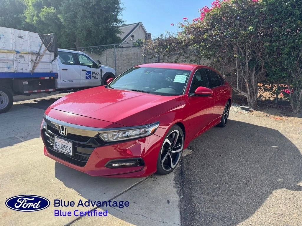 Certified Used 2018 Red Honda Sport image 1