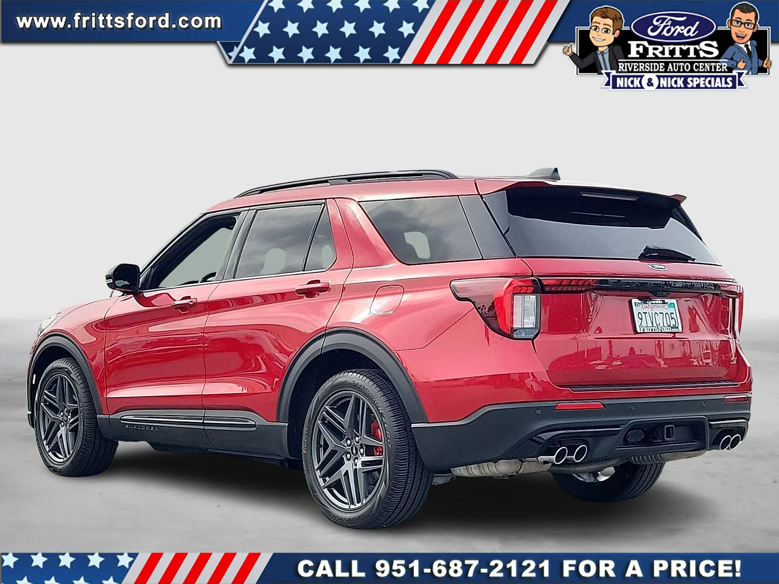 Certified Used 2025 Red Metallic Ford ST image 3
