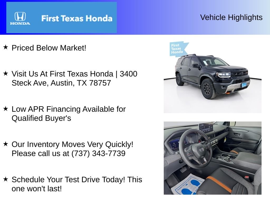 2026 Honda Passport TrailSport Blackout - Photo 5