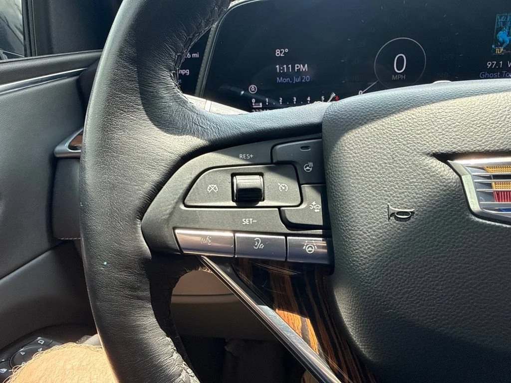Used 2023 Galactic Gray Metallic Cadillac Premium Luxury image 18