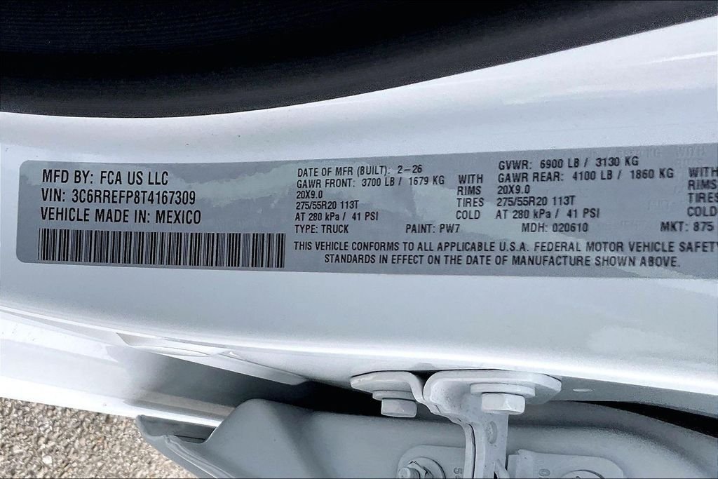 New 2026 Ram 1500 Big Horn/Lone Star 4D Crew Cab