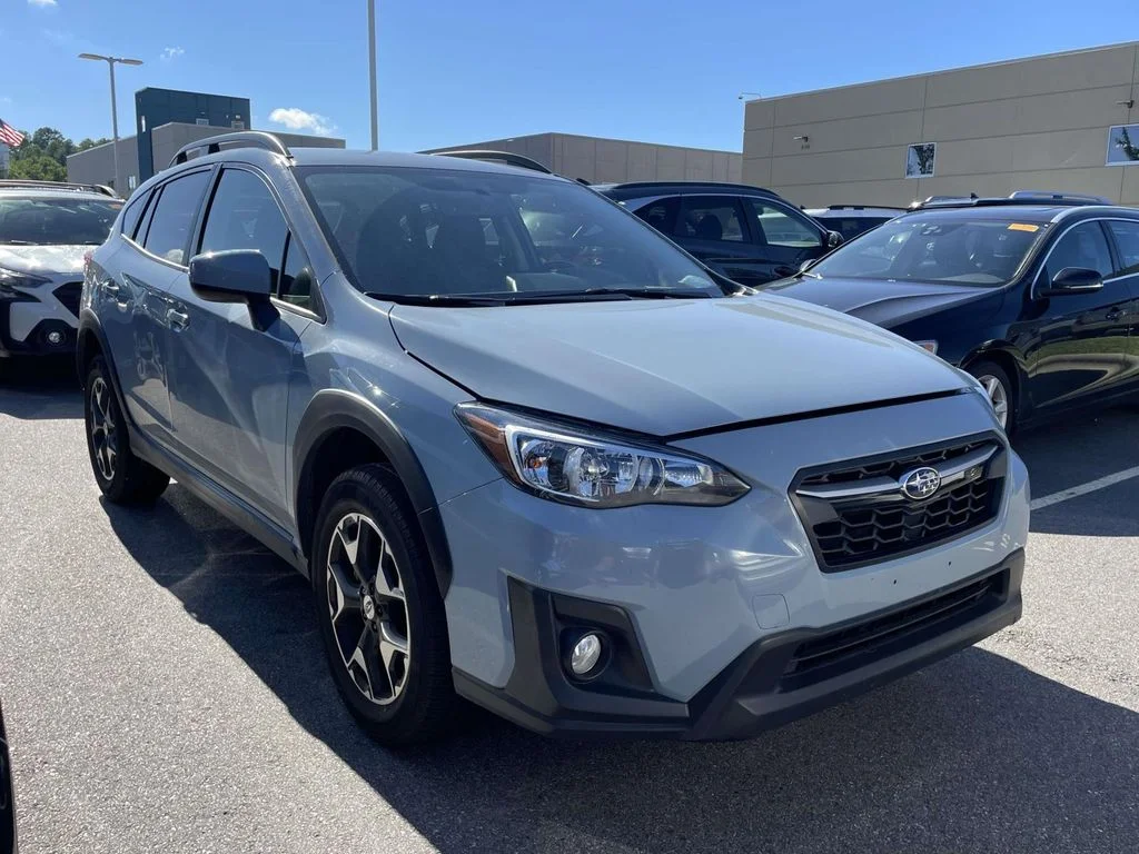 Used 2018 Cool Gray Khaki Subaru Premium image 1