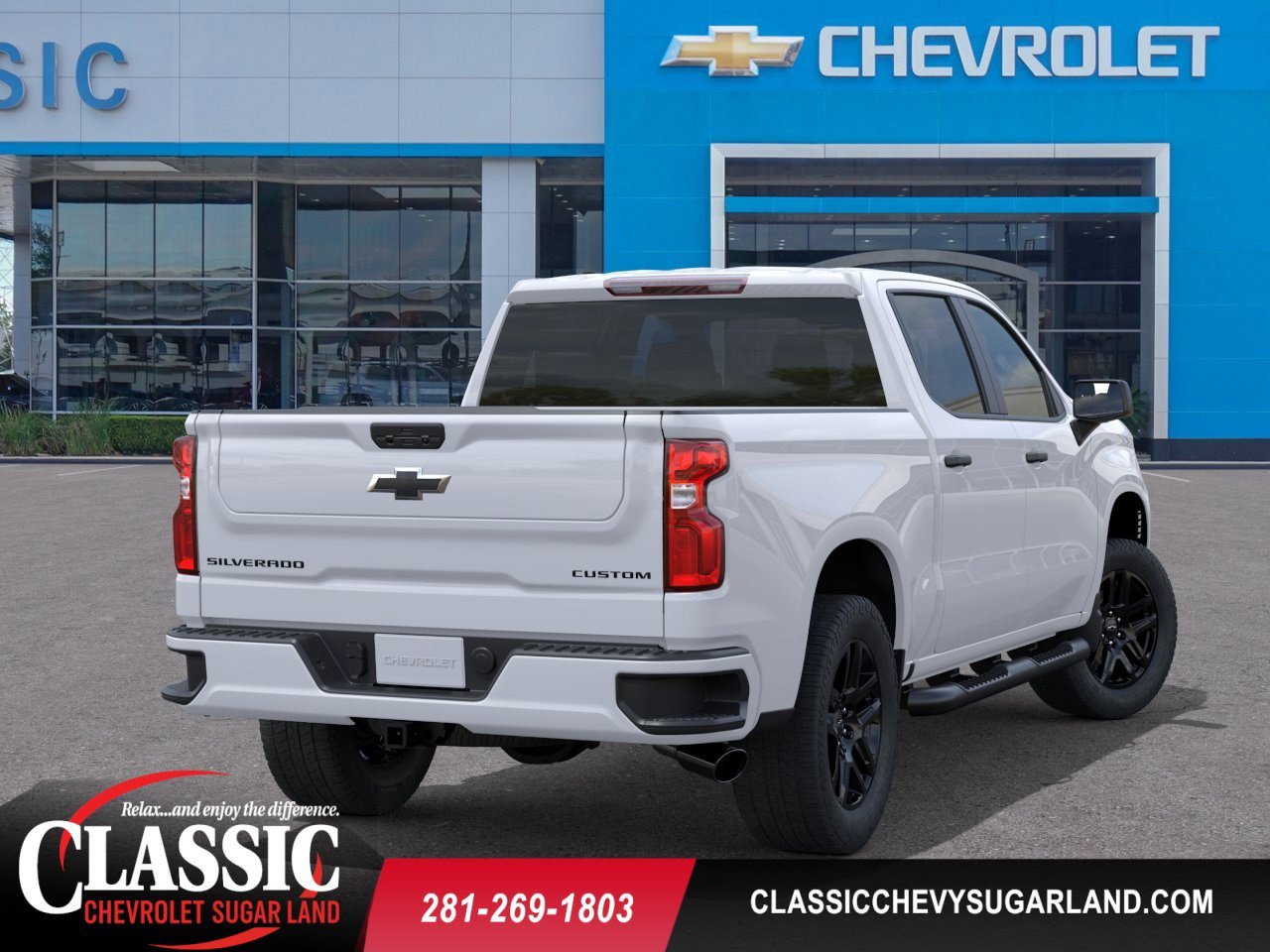 2026 Chevrolet Silverado 1500 Custom White at Classic Elite Chevrolet Sugar Land