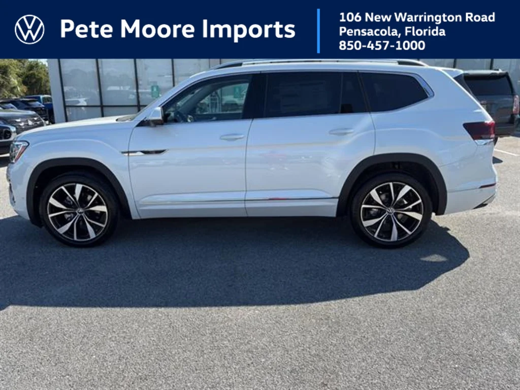New 2026 Opal White Pearl Volkswagen 2.0T SEL Premium R-Line 4MOTION image 1