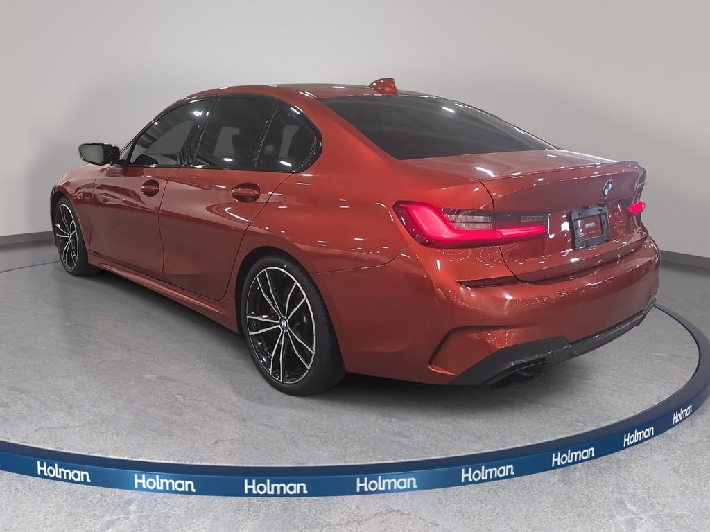 Used 2021 Sunset Orange Metallic BMW M340i image 8