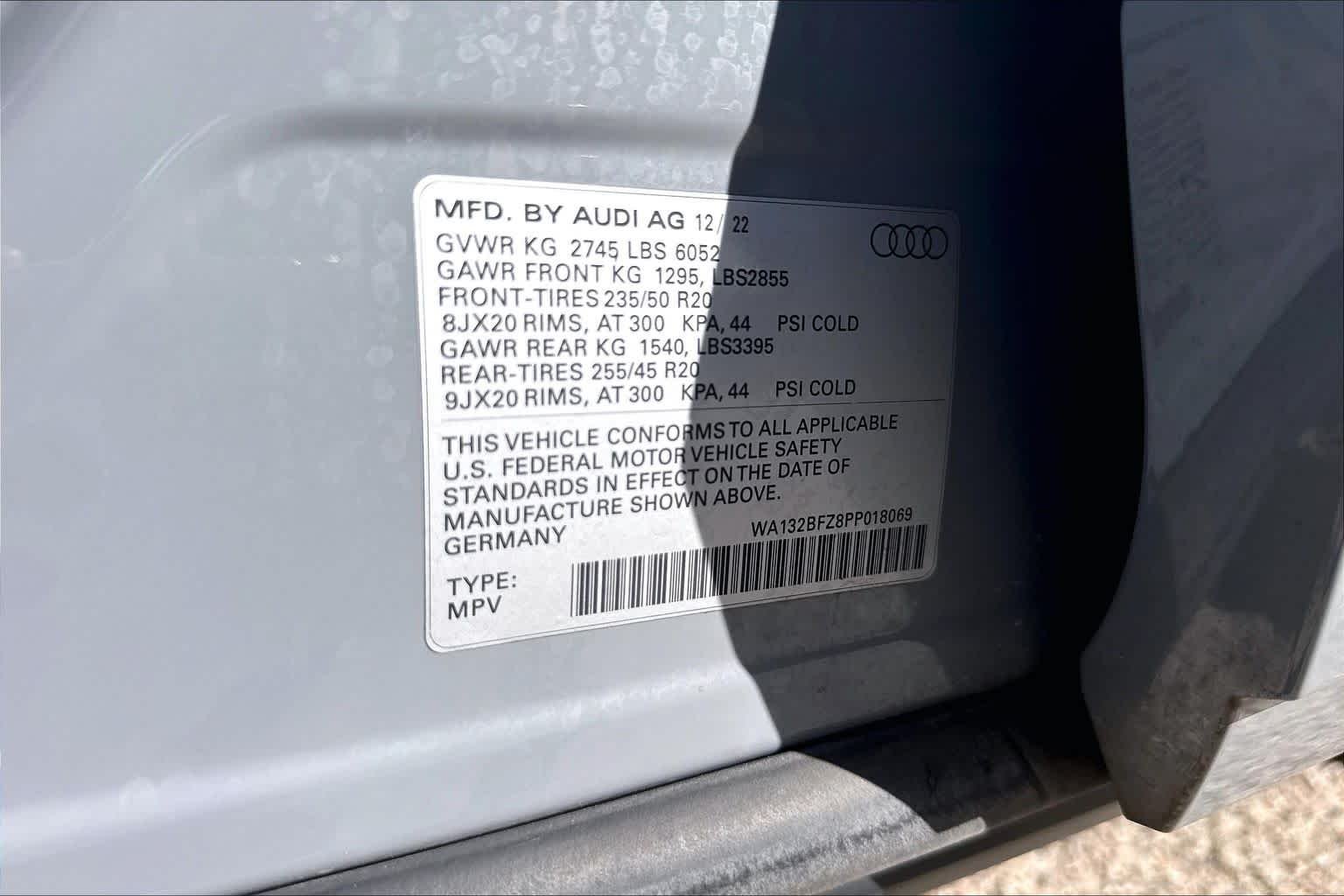 Used 2023 Pebble Gray Audi Premium Plus image 33