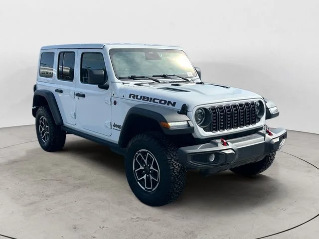 Used 2026 Bright White Clearcoat Jeep Rubicon image 3