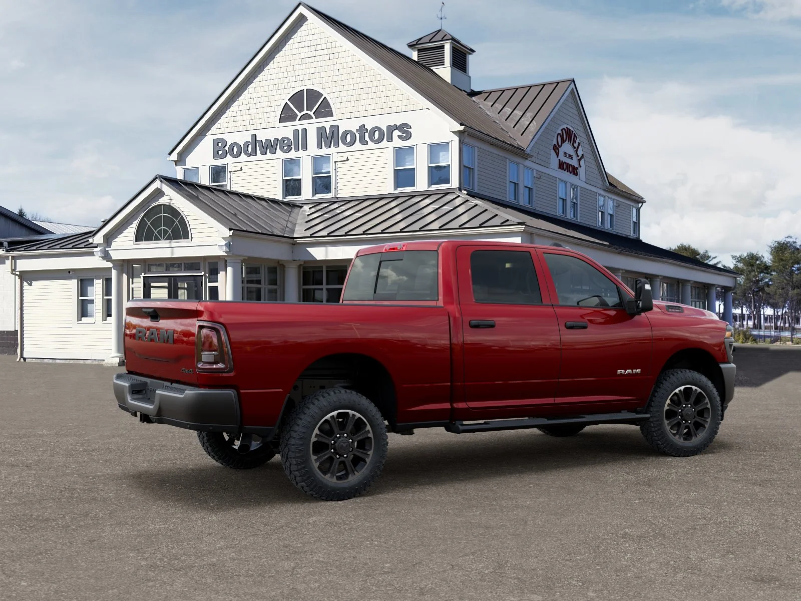 New 2026 Molten Red Pearlcoat RAM Warlock Crew Cab 4x4 6