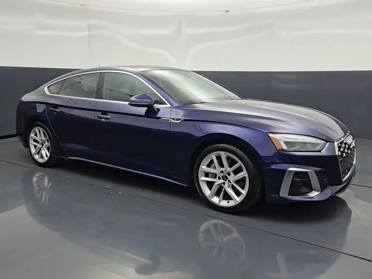 Used 2023 Blue Audi Prestige Sedan 4D image 2