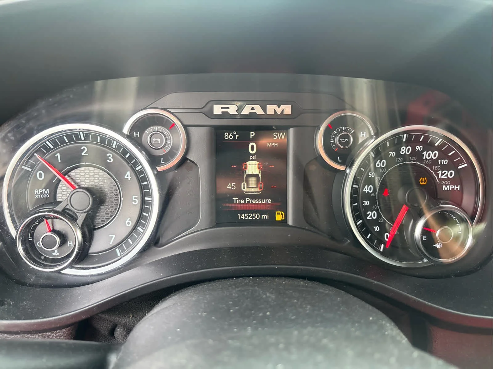 Used 2019 Diamond Black Crystal Pearlcoat Ram Big Horn/Lone Star image 8