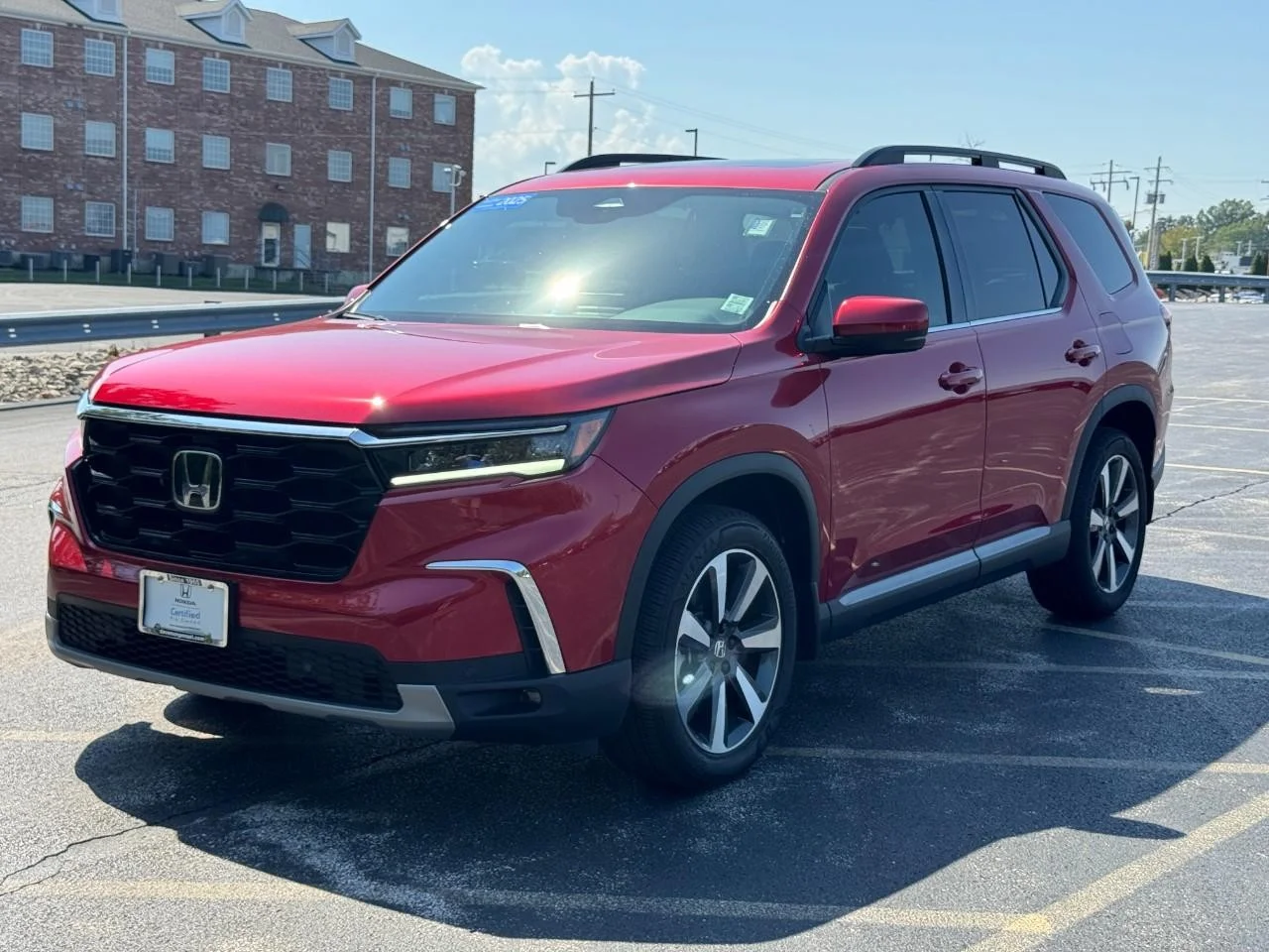 Certified Used 2025 Radiant Red Metallic II Honda AWD TRG image 10