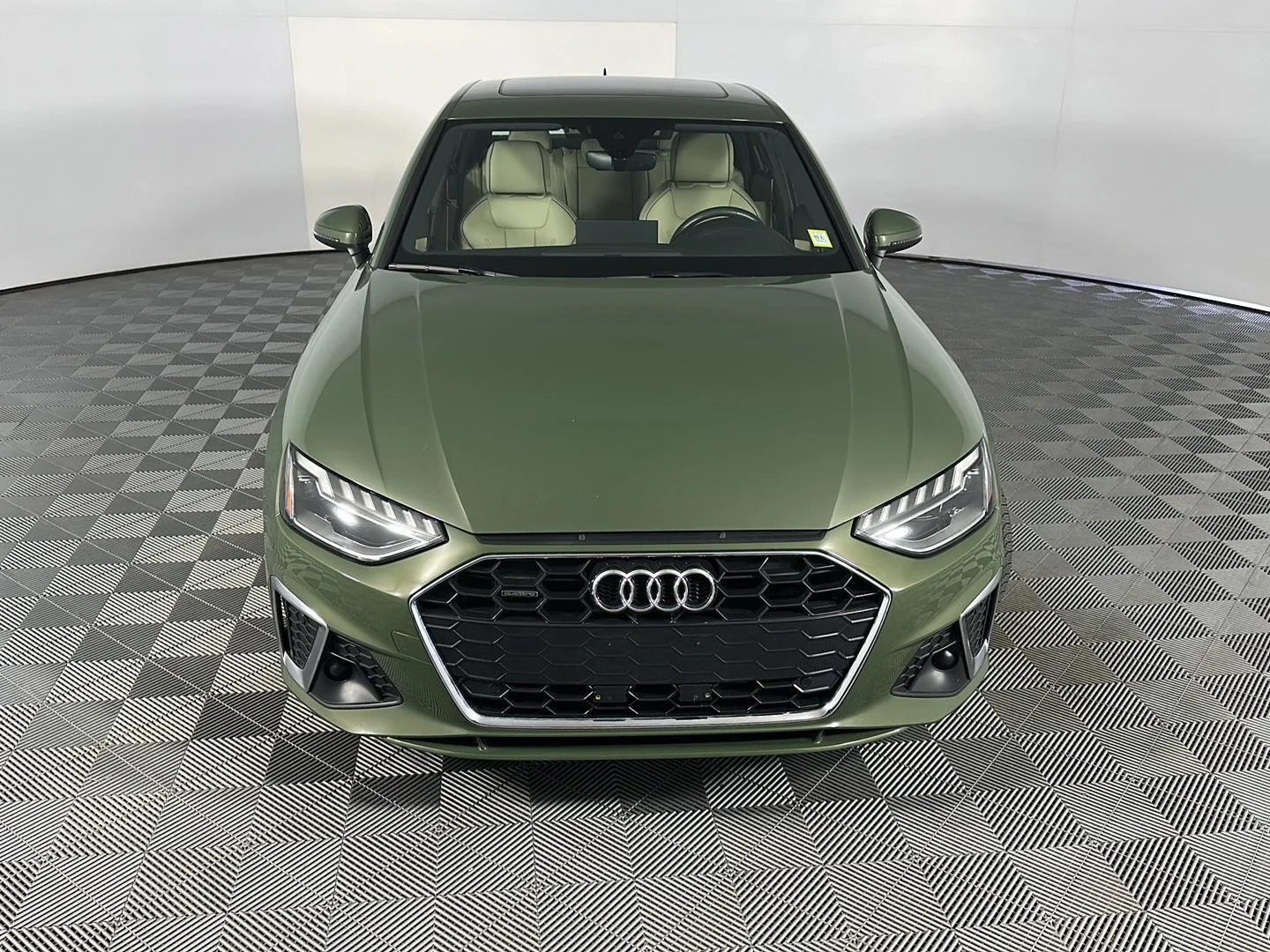 Used 2024 District Green Metallic Audi S line Premium image 2