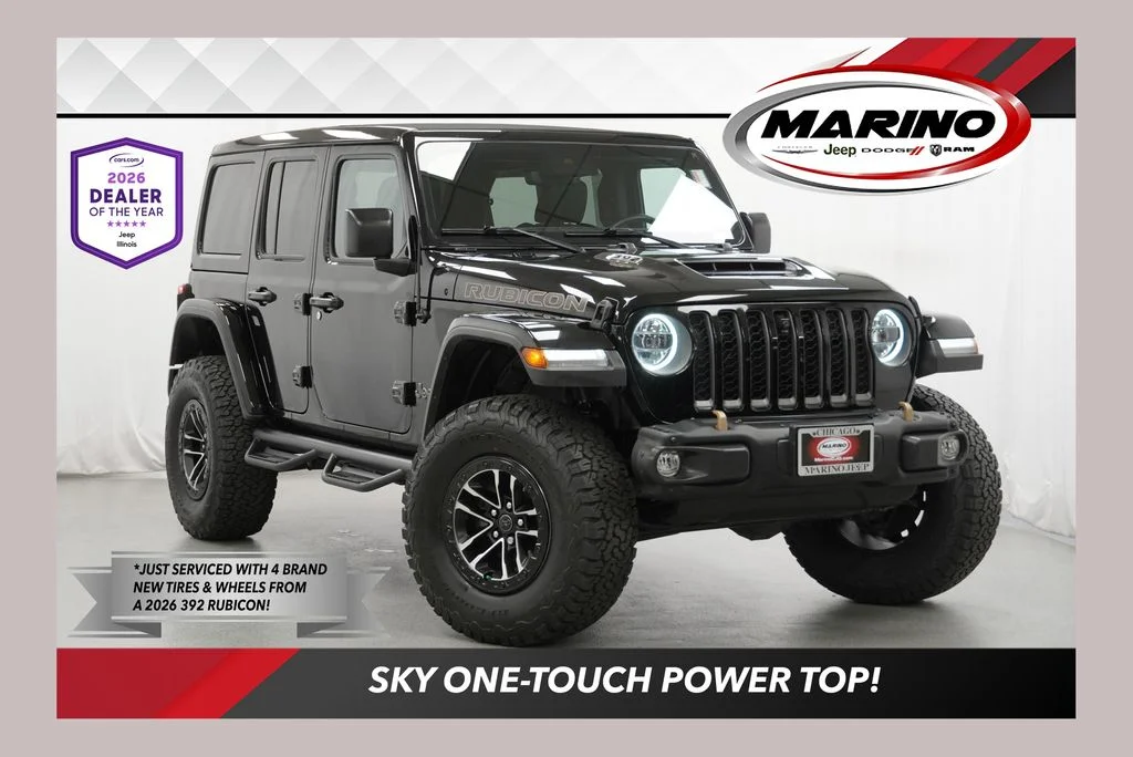 Used 2023 Black Jeep Rubicon 392 image 1