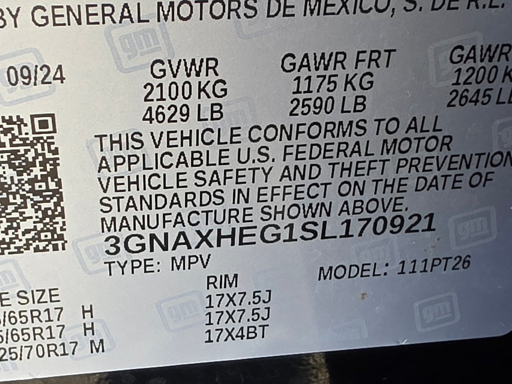 Certified Used 2025 Mosaic Black Metallic Chevrolet LT image 33
